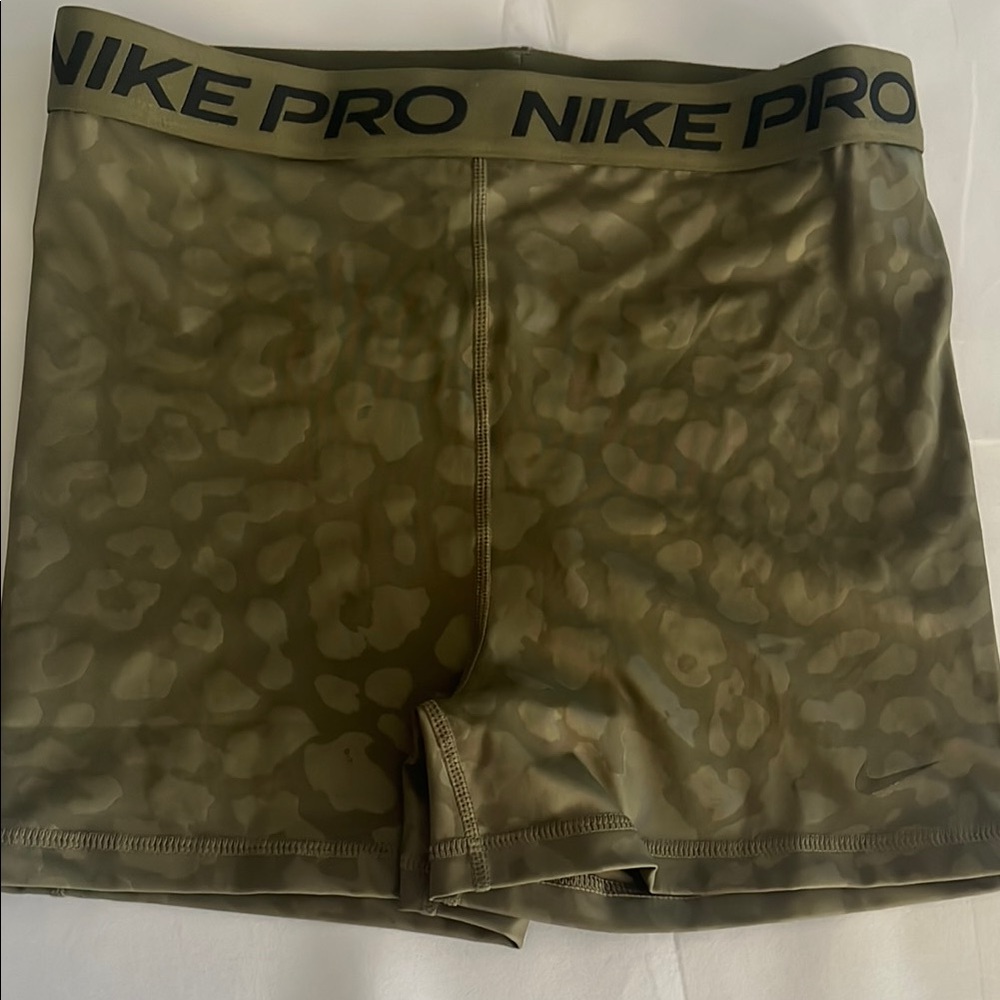 Nike Pro Olive Camo Shorts